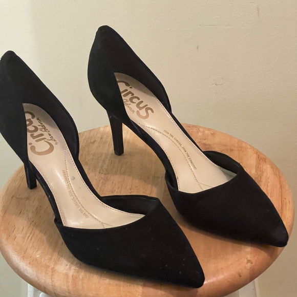 Sam Edelman Classic Black Pointed Heels - Picture 5 of 8